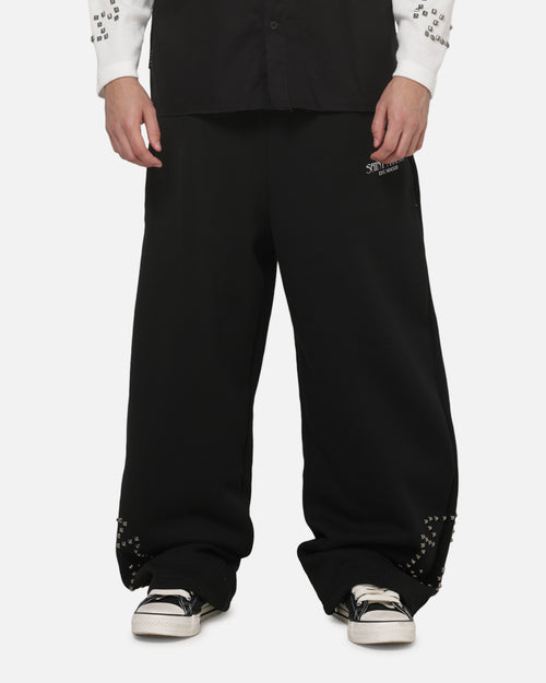 Saint Morta Marked Baggy Sweatpants Off Black