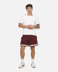 Adidas Warp Knit Shorts Maroon