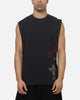 Saint Morta Graves Oversized Muscle T-Shirt Washed Black