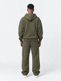 Loiter Hybrid Sweatpants Olive/Pink