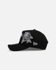 New Era Texas Rangers 'Ornate Rose' 9FORTY A-Frame Snapback Black/White
