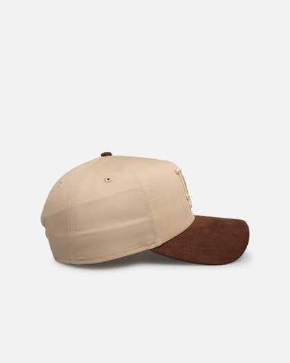 New Era Los Angeles Dodgers 'Oat Brown Suede' 9FORTY A-Frame Snapback Brown