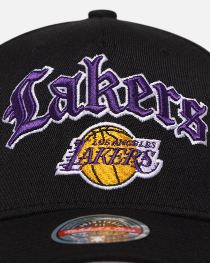 Mitchell & Ness Los Angeles Lakers 'Old English Classic' MVP Snapback Black