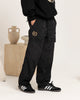 Carre Block Joggers Black