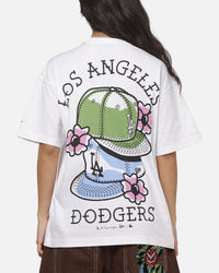 New Era Los Angeles Dodgers MLB Old School T-Shirt White
