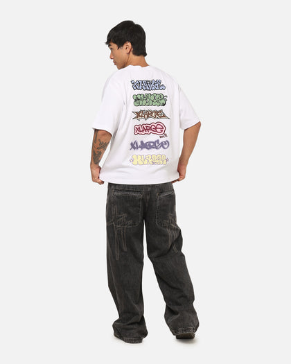 X-Large Graffiti Gorilla Fit T-Shirt White