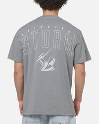 Bleacher Athletic Melbourne Storm NRL Attrition Solid T-Shirt Grey
