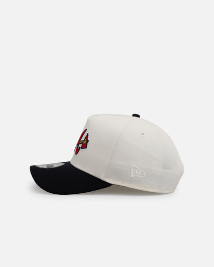 New Era Atlanta Braves 'Team Color Visor' 9FORTY A-Frame Snapback Chrome/Official Team Color