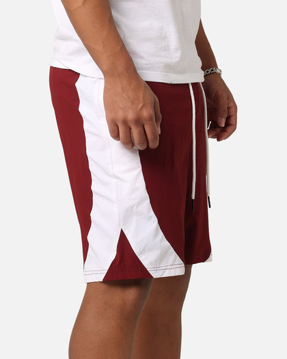 Carre C-Star Warm Up Shorts Maroon/White