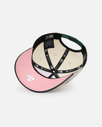 New Era San Diego Padres 'Pink Satin Hearts Green' 9FORTY A-Frame Snapback Chrome/Dark Green