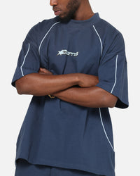 Carre International Star T-Shirt Navy
