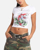 Ed Hardy Women's Koi Baby T-Shirt White