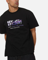 Key Street 16 Bit Heavy T-Shirt Black
