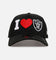 New Era Las Vegas Raiders 'Love' 9FORTY A-Frame Snapback Black