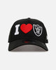 New Era Las Vegas Raiders 'Love' 9FORTY A-Frame Snapback Black
