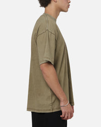 Represent Embellished Represent T-Shirt Vintage Khaki