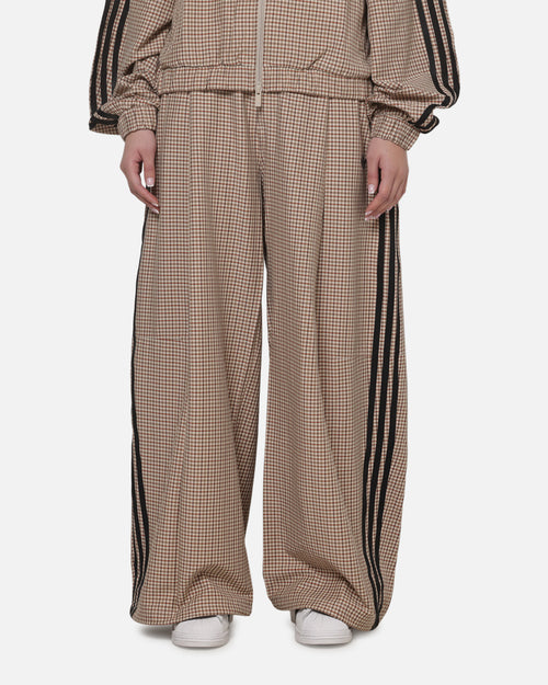 Adidas Women's Checks Trousers Beige