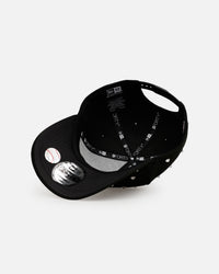 New Era Houston Astros 'Black Satin Hearts' 9FORTY A-Frame Snapback Black