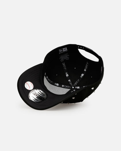 New Era Houston Astros 'Black Satin Hearts' 9FORTY A-Frame Snapback Black