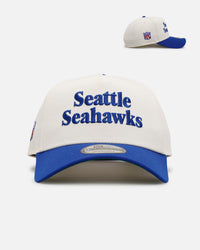 New Era Seattle Seahawks 'Throwback Bowl' 9FORTY A-Frame Snapback Chrome/OTC