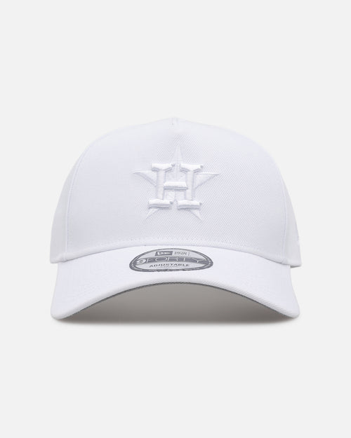 New Era Houston Astros 'Easy White' 9FORTY A-Frame Snapback White/White