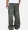 Ed Hardy Ghost Tattoo Ultra Wide Jeans Dirty Denim