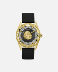 Guess Mainline Beast Crystal Watch Gold/Black