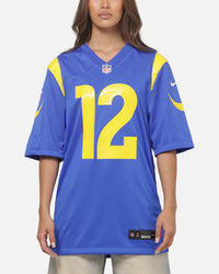 Nike Los Angeles Rams Puka Nacua #12 Home Game NFL Jersey Official Team Colours