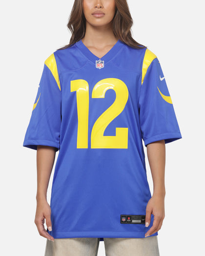 Nike Los Angeles Rams Puka Nacua #12 Home Game NFL Jersey Official Team Colours
