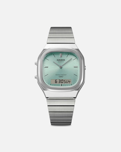 Casio AQ240E-2A Watch Silver/Green