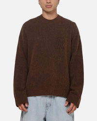 Represent Logo Sweater Chocolate