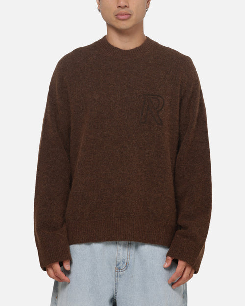 Represent Logo Sweater Chocolate