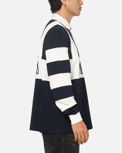 Tommy Jeans Relaxed Archive Rugby Shirt Navy