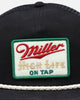 American Needle Wyatt Trucker Snapback Black