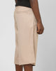 Carre Heritage Pleated Shorts Tan