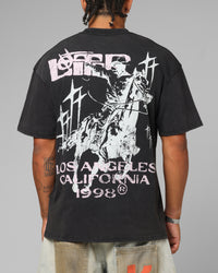 Loiter Dustborn T-Shirt Black Acidwash