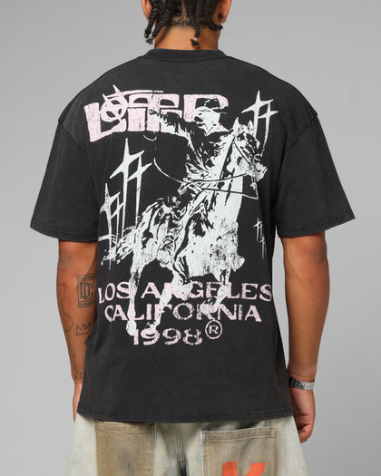 Loiter Dustborn T-Shirt Black Acidwash