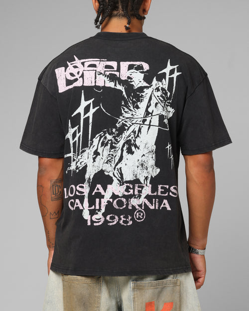 Loiter Dustborn T-Shirt Black Acidwash