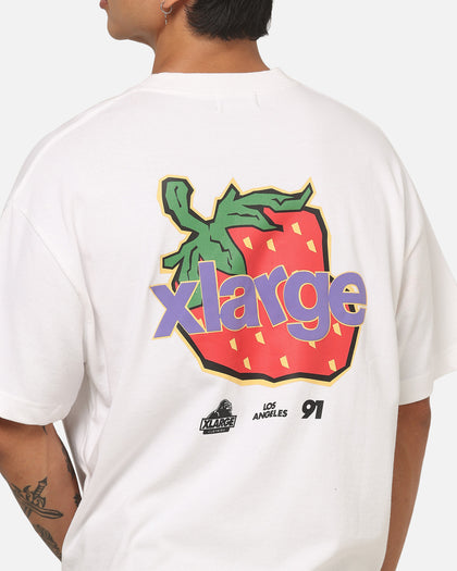 X-Large Strawberry Gorilla T-Shirt White