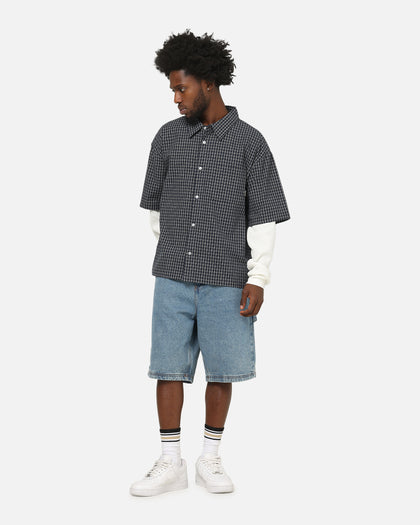 Carre Archive Layered Shirt Navy Plaid