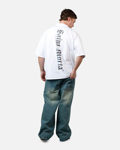 Saint Morta La Muerte Script T-Shirt White
