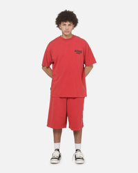 Saint Morta Destruct Boxy T-Shirt Vintage Washed Red