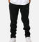 Strawberry Pleated Thermal Sweatpants Vintage Black