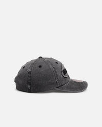 Mitchell & Ness Las Vegas Raiders 'Destroyed' Dad Fit Strapback Washed Black