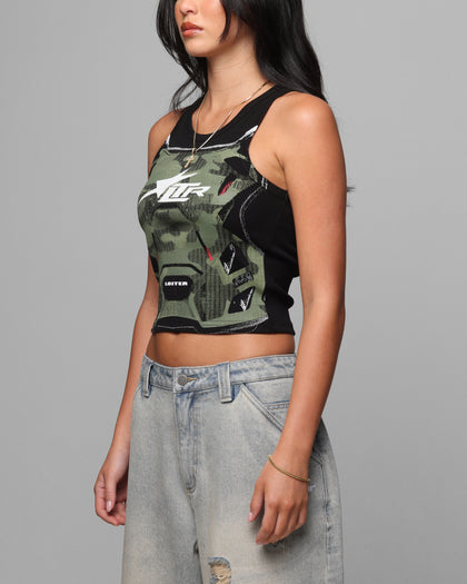 Loiter Women's Motorsport Tank Black