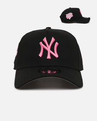 New Era New York Yankees 'Black Pink' 9FORTY A-Frame Snapback Black/Pink