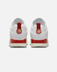 Jordan Spizike Low "El Vuelo" Summit White/Metallic Gold-Dragon Red