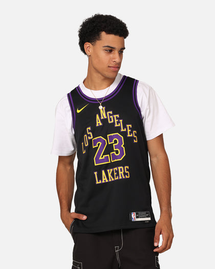 Nike Los Angeles Lakers Lebron James Dri-FIT Swingman Jersey Black