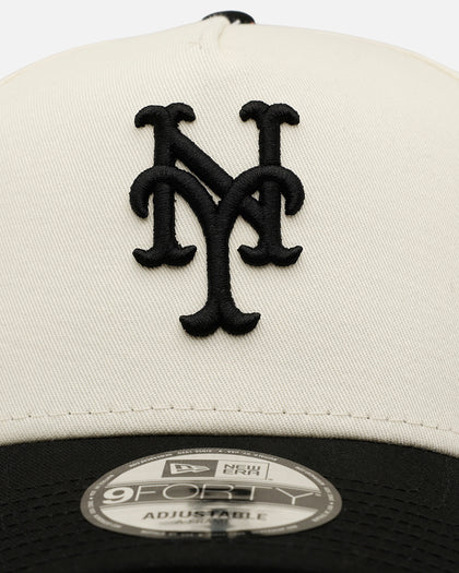 New Era New York Mets 'Easy Chrome Black' 9FORTY A-Frame Snapback Chrome/Black