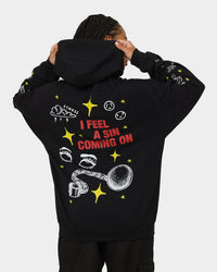 Rats Get Fat Sinners Hoodie Black